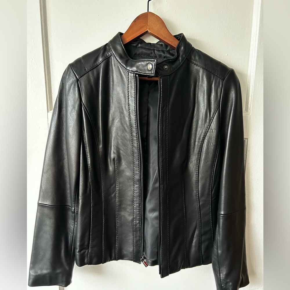 Y2K  Leather Jacket - Avanti Petite Large